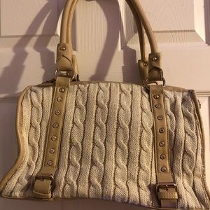 Summer cable knit bag
